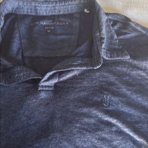 John Varvatos Charcoal Polo Shirt